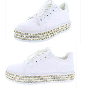 Fashnova Rhinestone Sneakers
